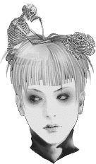 Gif animé gothique fille